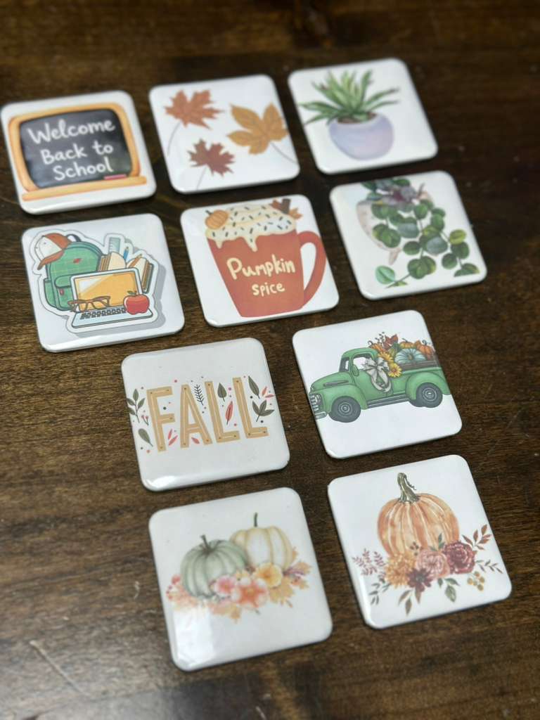 Custom Themed Magnets ( Sets of 6,12,24,48)