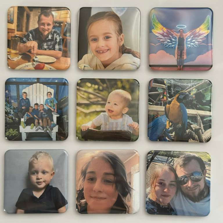 Custom Photo Magnets ( Sets of 6,12,24,48)