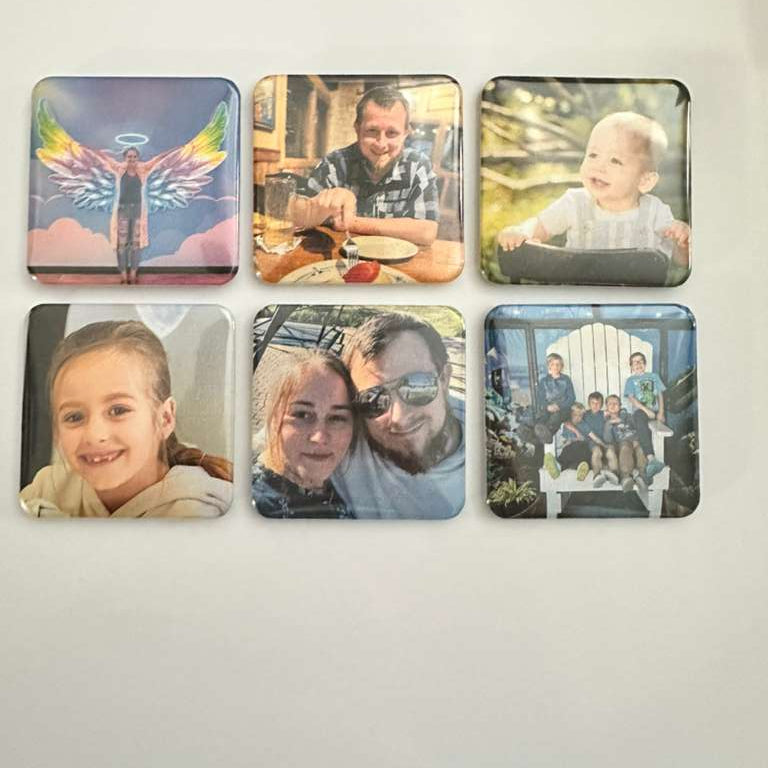 Custom Photo Magnets ( Sets of 6,12,24,48)