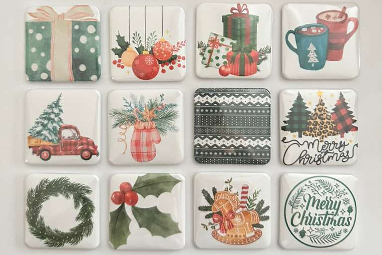 Custom Themed Magnets ( Sets of 6,12,24,48)
