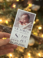Birth Stats 5x7