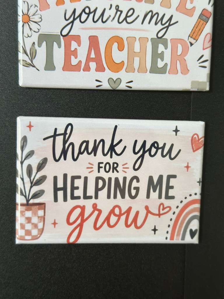 Teacher Appreciation Magnets | Cute End of Year Teacher Gifts ( Limited Time - June 30th)