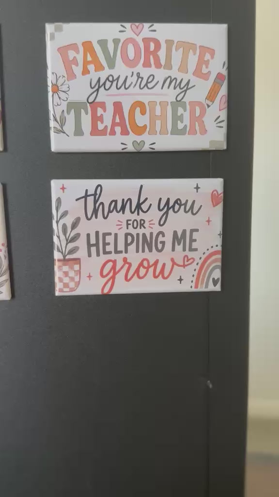 Teacher Appreciation Magnets | Cute End of Year Teacher Gifts ( Limited Time - June 30th)